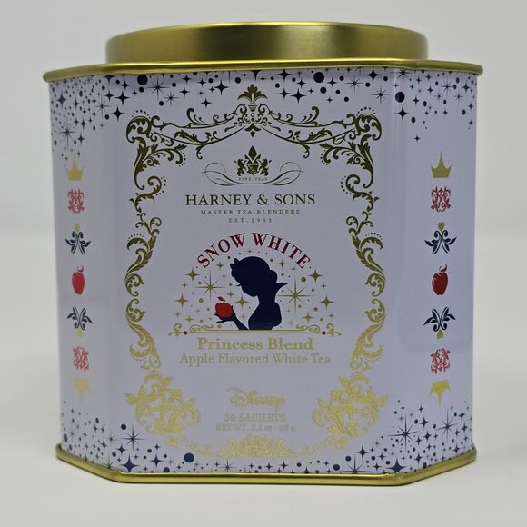 Harney & Sons Snow White Princess Blend Tea Tin – Empty Collectible Container - Picture 2 of 10